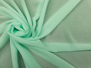 TKANINA SZYFON KREPKA MIĘTA ID5005892/226 MINT