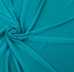 TKANINA SZYFON KREPKA TURKUSOWY ID5005892/113 TURQUOISE