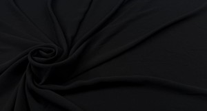 TKANINA SZYFON KREPKA CZARNY ID5005892/017 BLACK