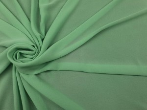 TKANINA SZYFON KREPKA JASNA ZIELEŃ ID5005892/080 LIGHT GREEN