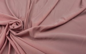 TKANINA BLUZKOWA LEJĄCA ODZIEŻOWA GŁADKA ALA JEDWAB PM005/000AW14 DIRTY PINK