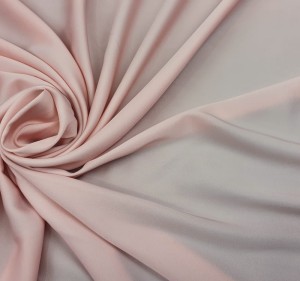 TKANINA BLUZKOWA LEJĄCA ODZIEŻOWA GŁADKA ALA JEDWAB PM005/0000004 PUDROWY RÓŻ