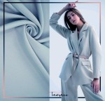 TKANINA LEJĄCA ODZIEŻOWA NICOLA GŁADKA BŁĘKITNY