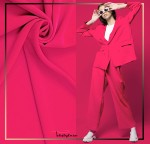 TKANINA LEJĄCA ODZIEŻOWA NICOLA GŁADKA LANDRYNKOWY RÓŻ