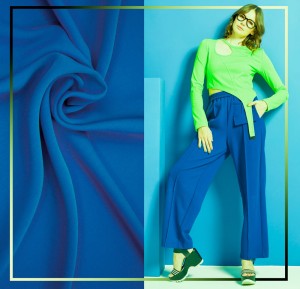 TKANINA LEJĄCA ODZIEŻOWA NICOLA GŁADKA KRÓLEWSKI NIEBIESKI