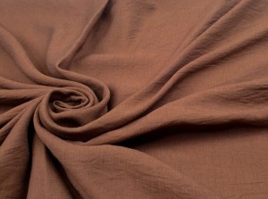 TKANINA WISKOZA JEDNOBARWNA KRESZ KARMELOWY ID5012156/008 CARAMEL