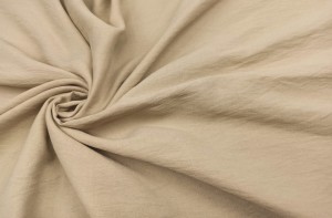 TKANINA WISKOZA JEDNOBARWNA KRESZ BEŻ PIASKOWY ID5012156/010 BEIGE