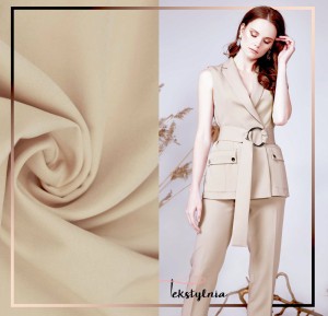 TKANINA WISKOZOWA WIZYTOWA KOSTIUMOWA BEŻOWY ID5012023/003 BEIGE
