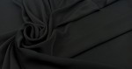 TKANINA LEJĄCA ODZIEŻOWA MELA GŁADKA CZARNY UN58026/00200 BLACK
