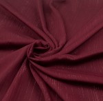 Szyfon Bordowy Ze Złotą Nitką Yoryo JLHD162/BORDO BURGUNDY