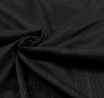 Szyfon Czarny Ze Złotą Nitką Yoryo JLHD162/CZARN BLACK