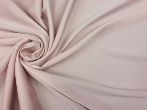 Tkanina Satyna Gładka Krepa Pudrowy Róż SEZARASAT/PUD POWDER PINK