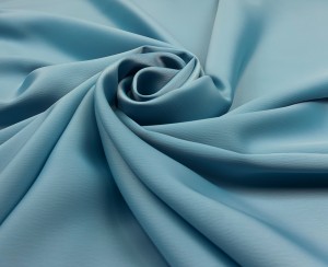 Tkanina Satyna Gładka Krepa Błękitny SEZARASAT/MAV SKAY BLUE