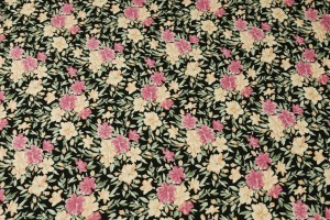 Tkanina Szyfon Szyfonowa Średnie Kwiaty OY/I295/00004