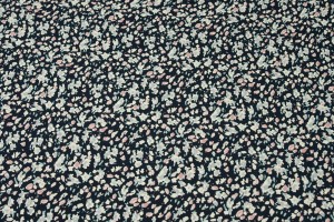 Tkanina Szyfon Szyfonowa Pastelowe Kwiaty OY/Z1007/NIEB