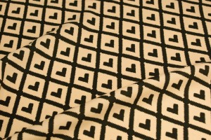 TKANINA BLUZKOWA SERCA W ROMBIE MQMT37096/002