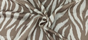 Tkanina Zebra Cienka Satynka Ala Jedwab (Ipek Satin) DG 19111 V.6/ BROWN