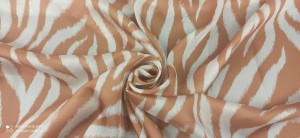 Tkanina Zebra Cienka Satynka Ala Jedwab (Ipek Satin) DG 19111 V.9/ KAMEL