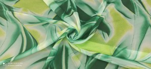 TKANINA SZYFON ZIELONO SELEDYNOWE ESY FLORESY DG 18417 V.8