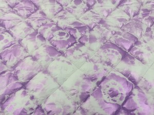 Tkanina Kurtkowa Pikowana z Ocieplaczem Cieniowana MLMSH13189/03 VIOLET/WHI