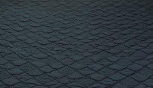 Tkanina Kurtkowa Pikowana z Ocieplaczem Wzór Romby PNFA3185/003C/Jeans