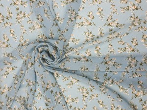 Tkanina Szyfon Szyfonowa Drobne Kwiaty OY/Z816 /00001