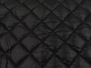 Tkanina Kurtkowa Pikowana z Ocieplaczem MLMSH13143/00 Black