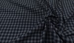 Tkanina Krata Męska Wiskoza Wzór Niebiesko Granatowo Pepitka LQ22070/C/000